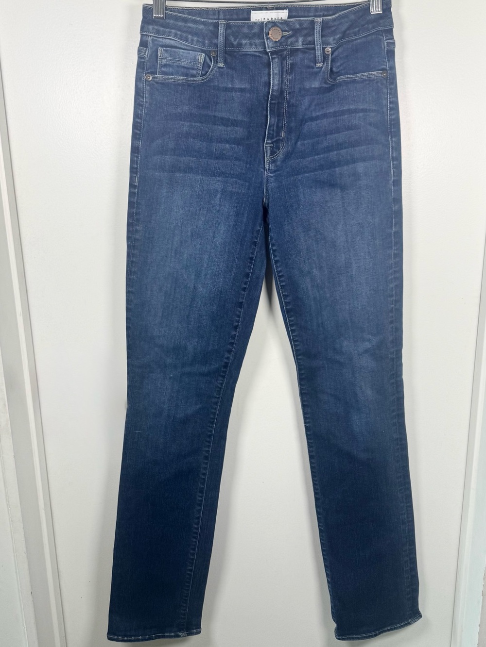 Parker Smith Straight Leg Denim Jeans Women’s 28 Or US 6 Premium Medium Wash EUC
